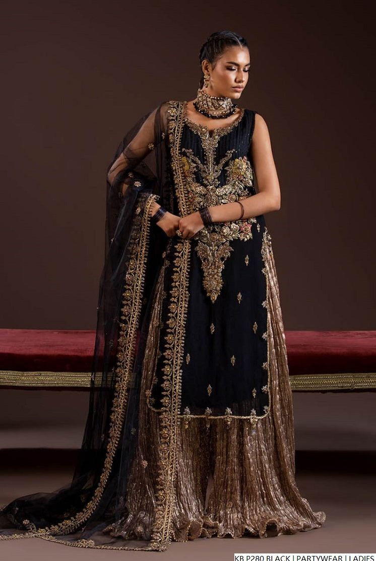 Khuda Baksh Collection Pakistan – Hand-Embroidered Luxury Designer Dress by Amir Boutique