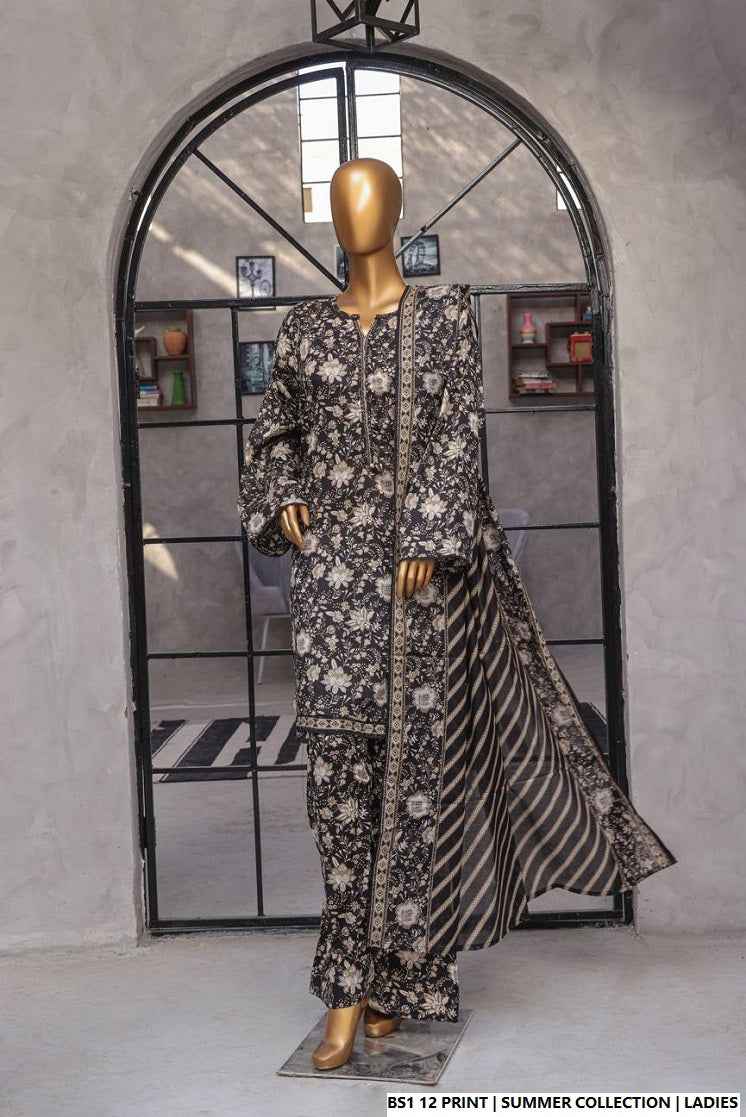 BS1 12 PRINT | FARSHI SHALWAR