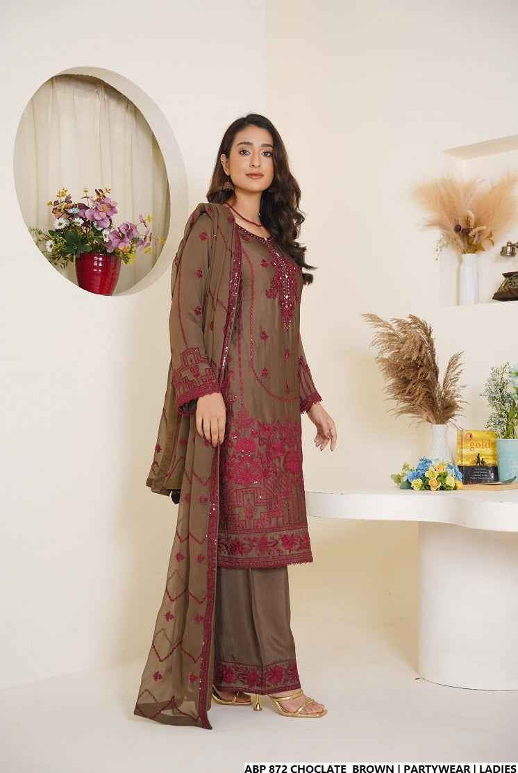 ABP 872 CHOCLATE BROWN | SILK