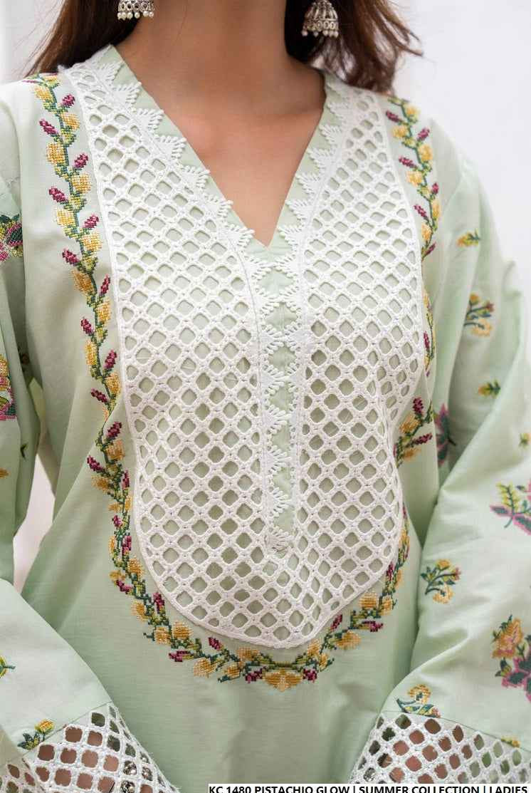 KC 1480 PISTACHIO GLOW | FARSHI SHALWAR