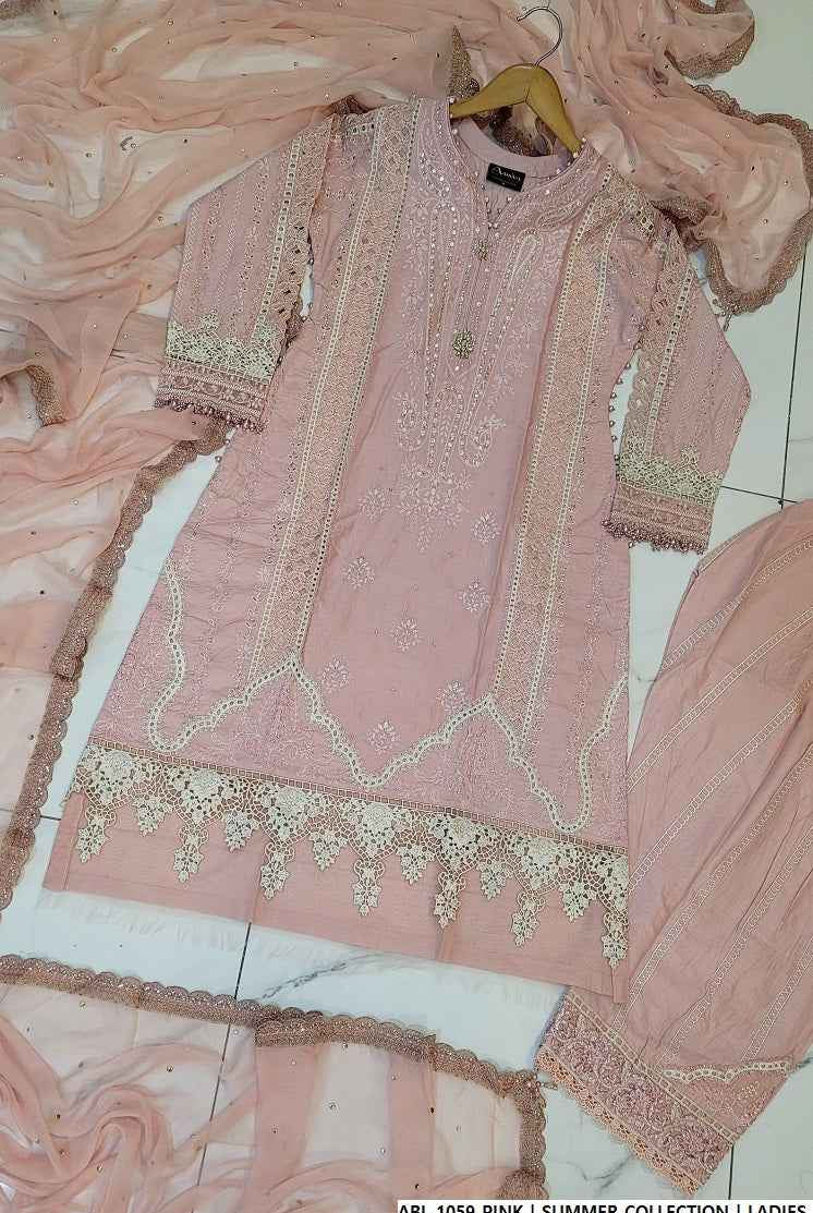 ABL 1059 PINK | FARSHI SHALWAR