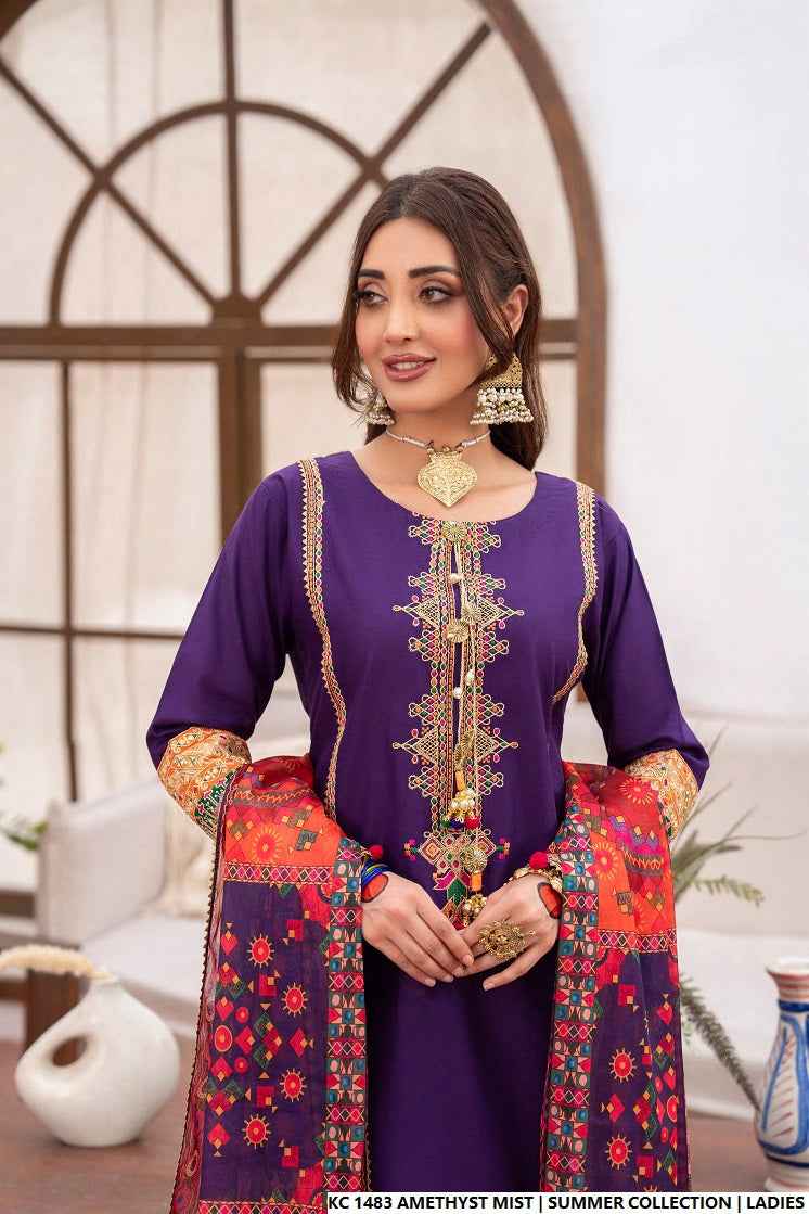 KC 1483 AMETHYST MIST | FARSHI SHALWAR