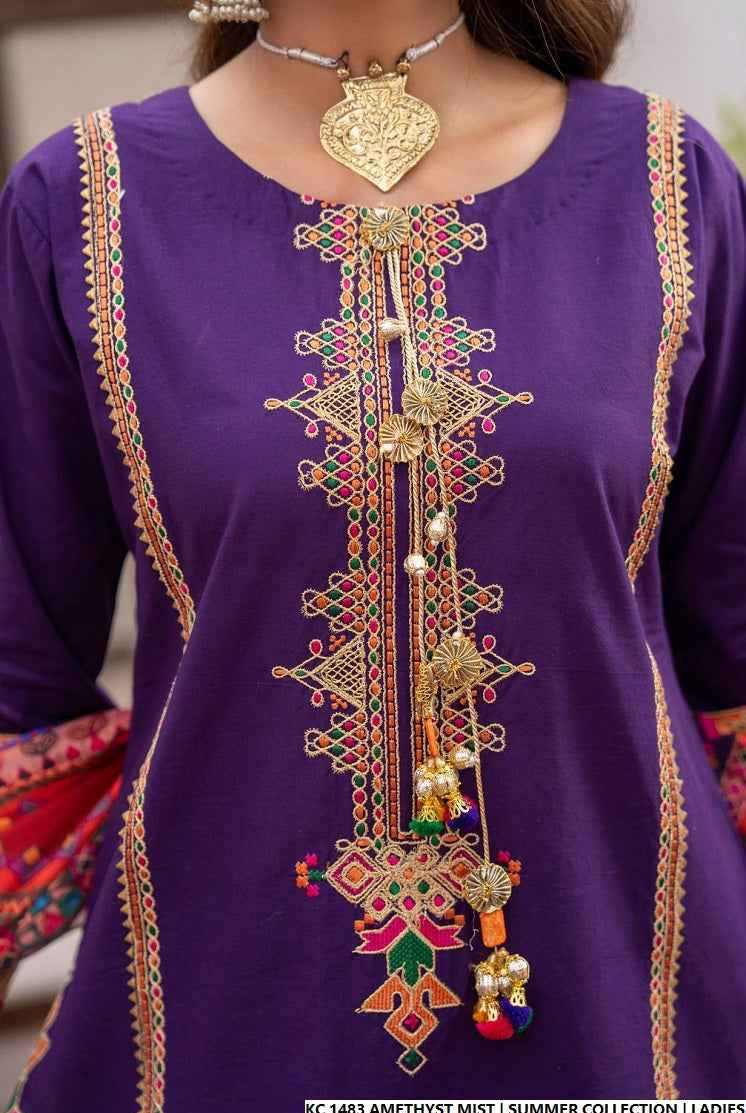 KC 1483 AMETHYST MIST | FARSHI SHALWAR