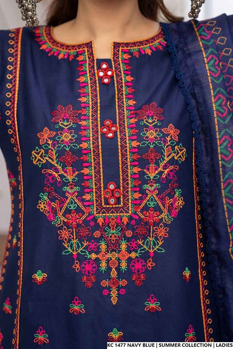 KC 1477 NAVY BLUE | FARSHI SHALWAR