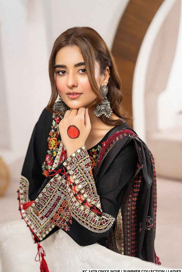 KC1479 ONYX NOIR | FARSHI SHALWAR