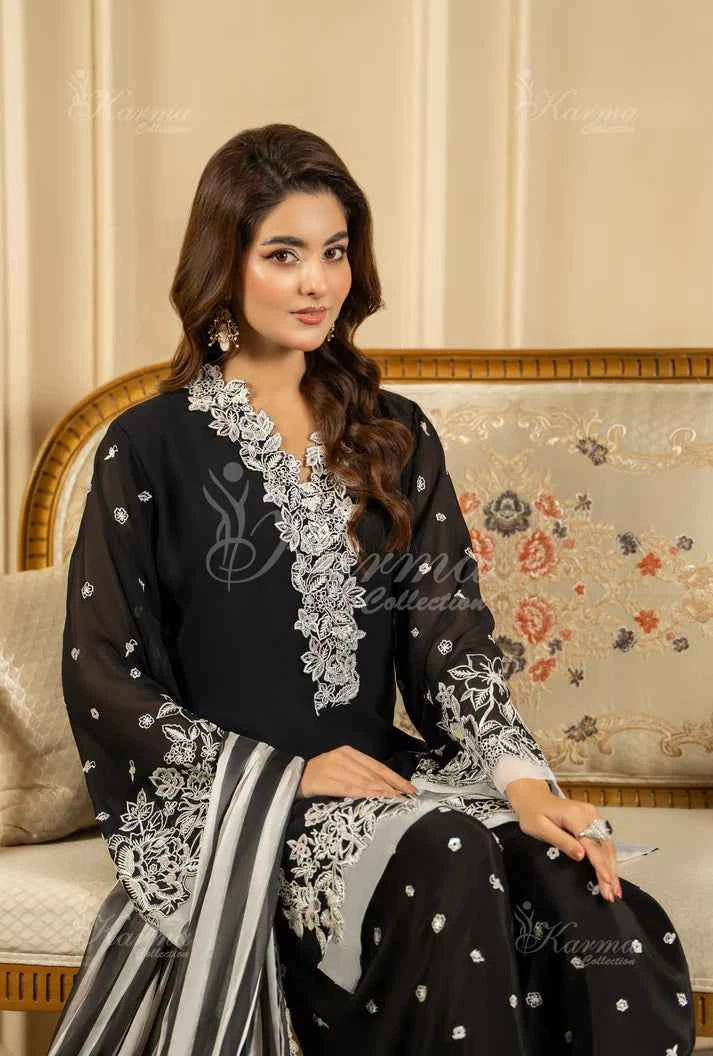 KC 469 BLK FARSHI SHALWAR | ROOHI