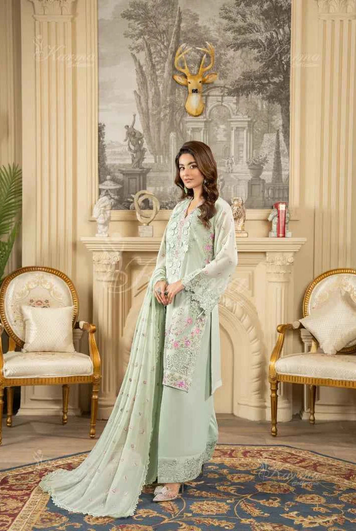 KC 464 L GRN FARSHI SHALWAR | ROOHI