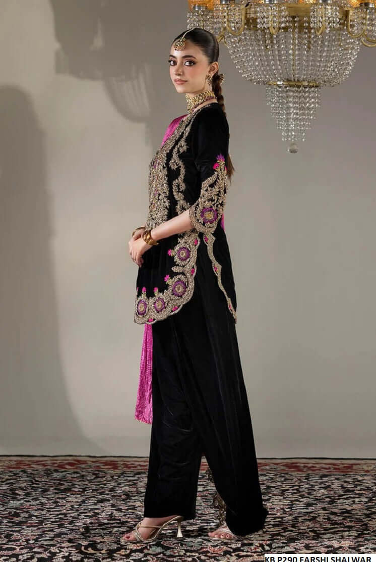 Khuda Baksh Collection Pakistan – Hand-Embroidered Luxury Designer Dress by Amir Boutique