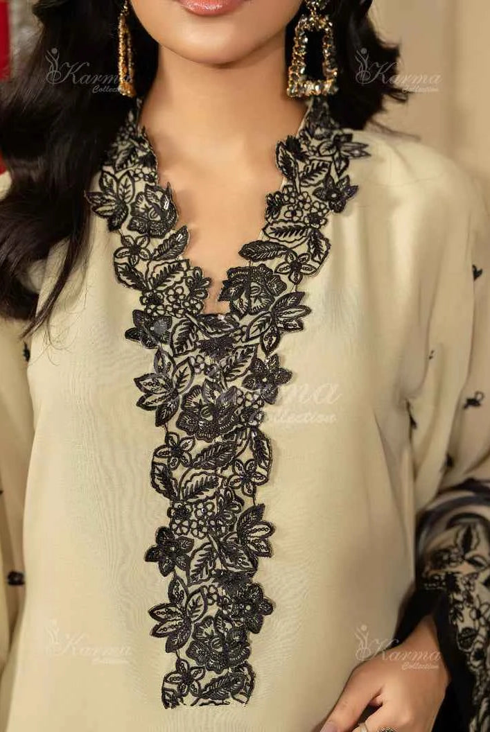 Pakistani women's skin silk short shirt farshi shalwar back view