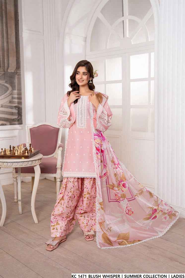 KC 1471 BLUSH WHISPE | FARSHI SHALWAR