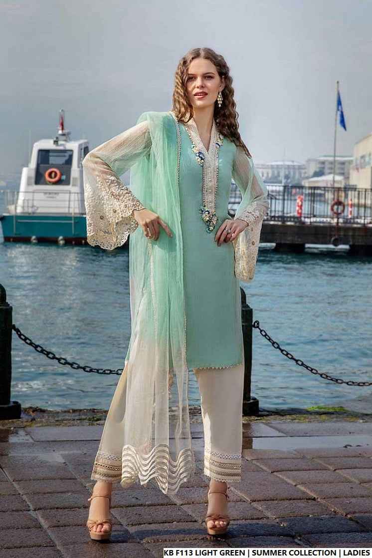 Khuda Baksh Collection Pakistan – Hand-Embroidered Luxury Designer Dress by Amir Boutique