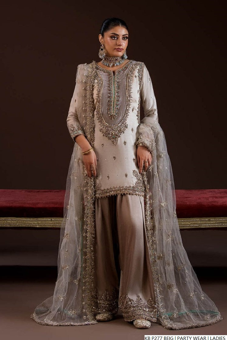 Khuda Baksh Collection Pakistan – Hand-Embroidered Luxury Designer Dress by Amir Boutique