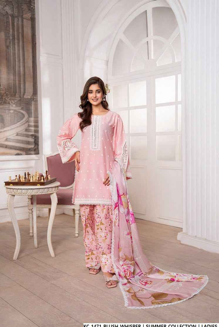 KC 1471 BLUSH WHISPE | FARSHI SHALWAR