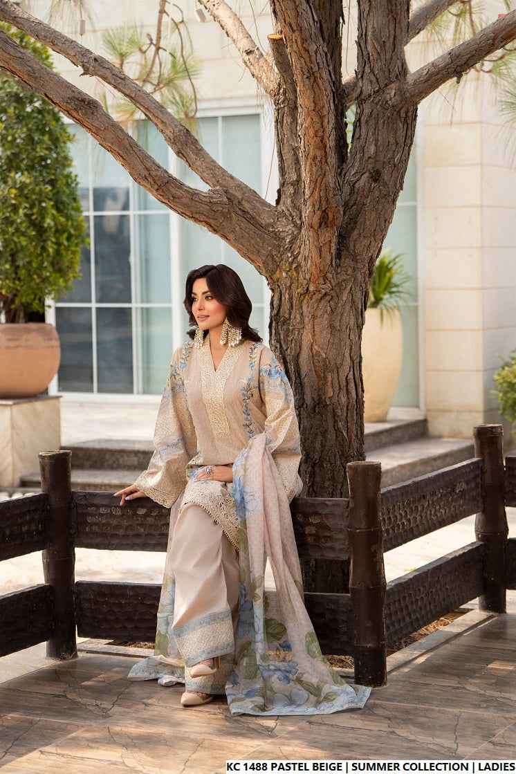 KC 1488 PASTEL BEIGE | FARSHI SHALWAR