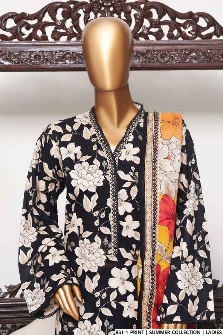 BS1 1 BLACK| FARSHI SHALWAR