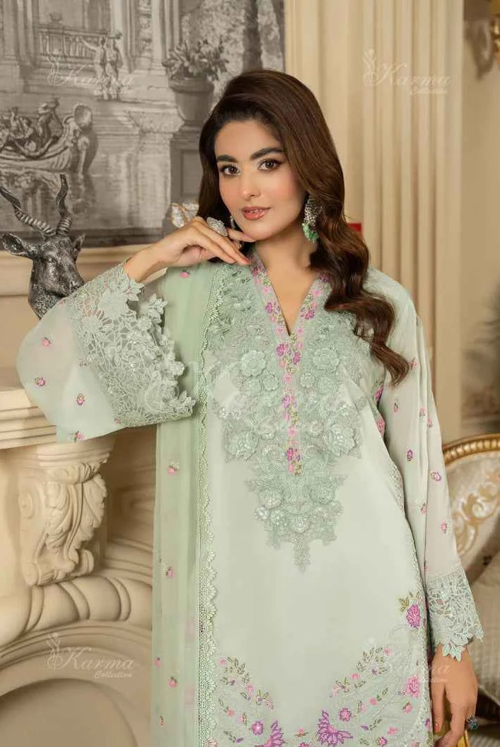 KC 464 L GRN FARSHI SHALWAR | ROOHI