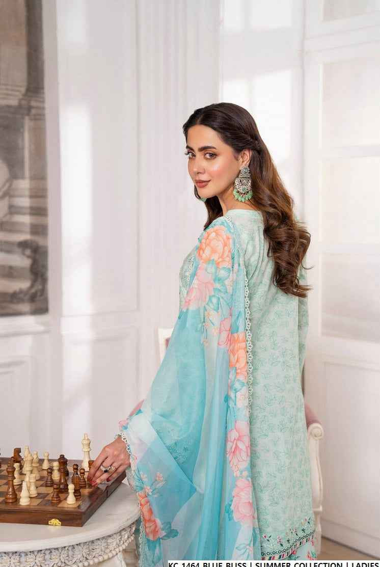 KC 1464 BLUE BLISS | FARSHI SHALWAR