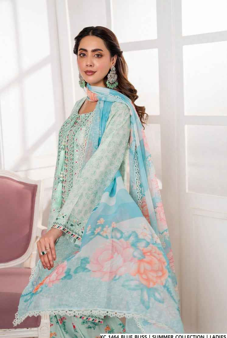 KC 1464 BLUE BLISS | FARSHI SHALWAR