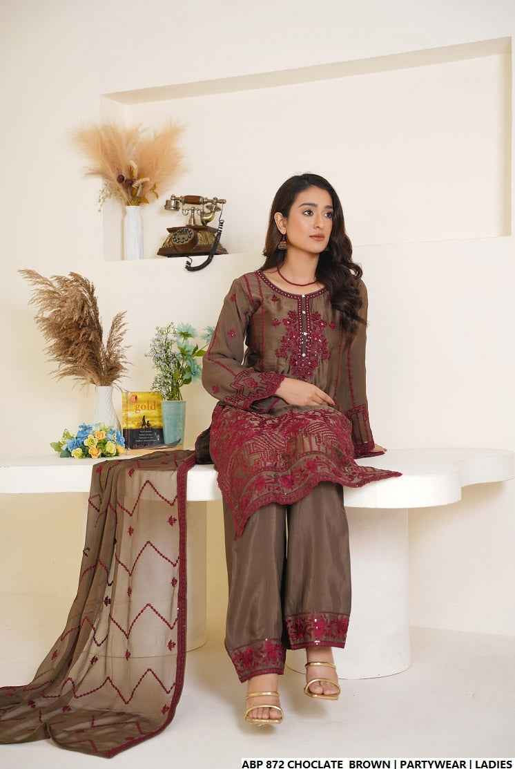 ABP 872 CHOCLATE BROWN | SILK