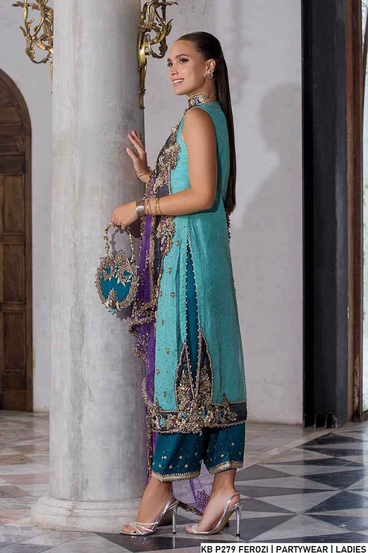 Khuda Baksh Collection Pakistan – Hand-Embroidered Luxury Designer Dress by Amir Boutique