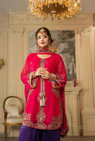 KC 466 S PNK FARSHI SHALWAR | ROOHI