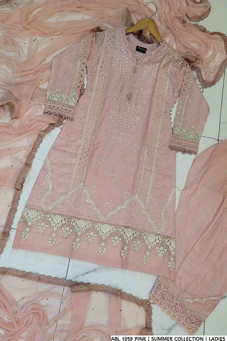 ABL 1059 PINK | FARSHI SHALWAR