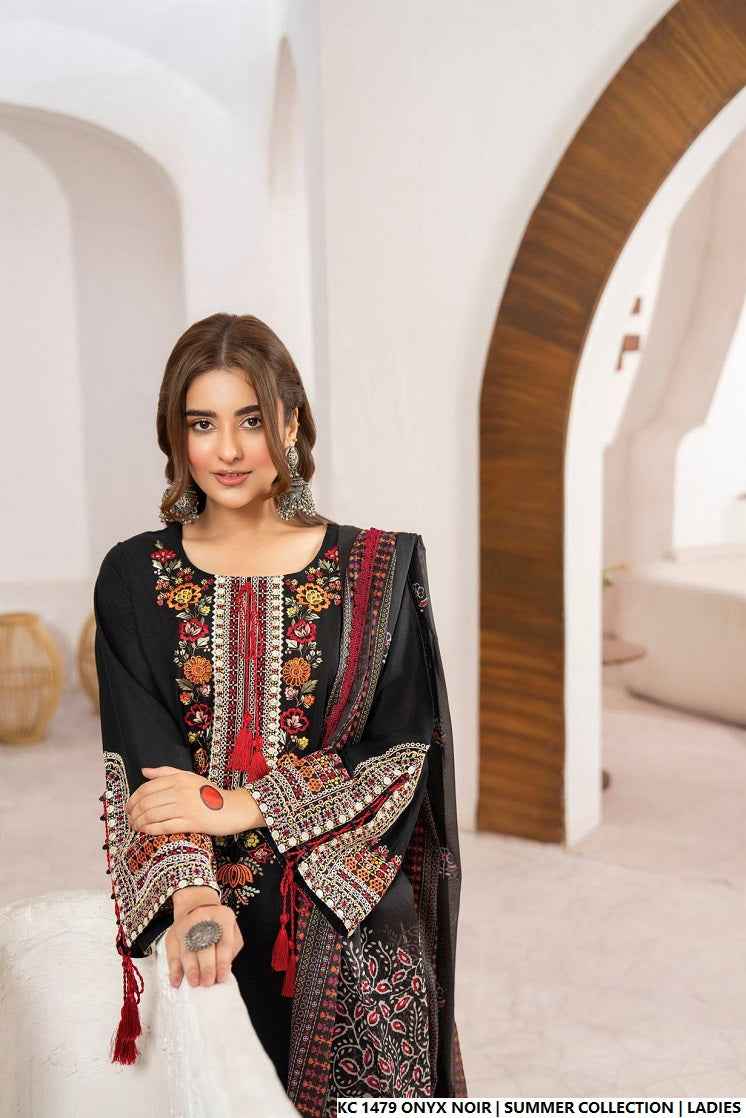 KC1479 ONYX NOIR | FARSHI SHALWAR