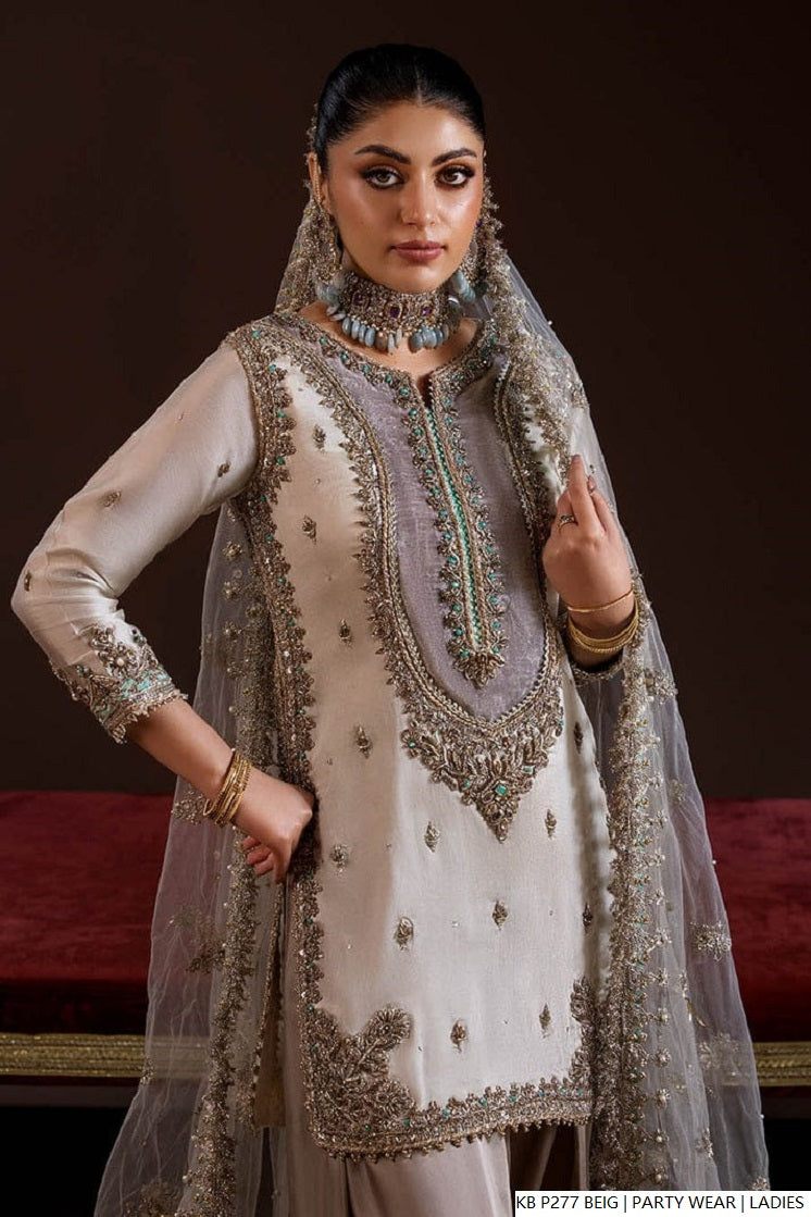 Khuda Baksh Collection Pakistan – Hand-Embroidered Luxury Designer Dress by Amir Boutique