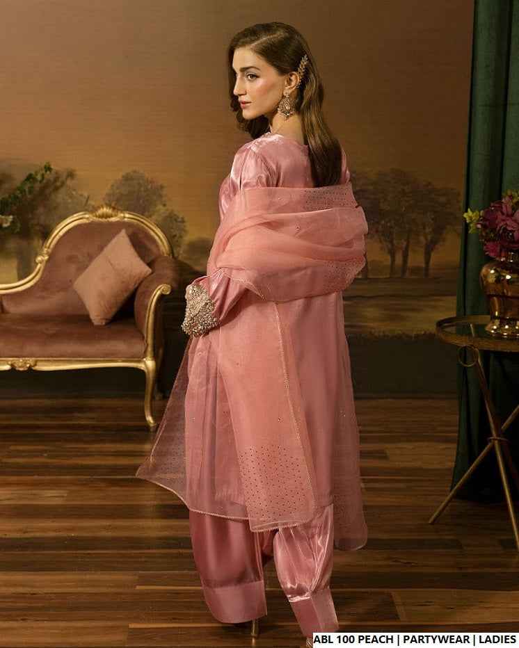 ABL 100 PEACH | FARSHI SHALWAR