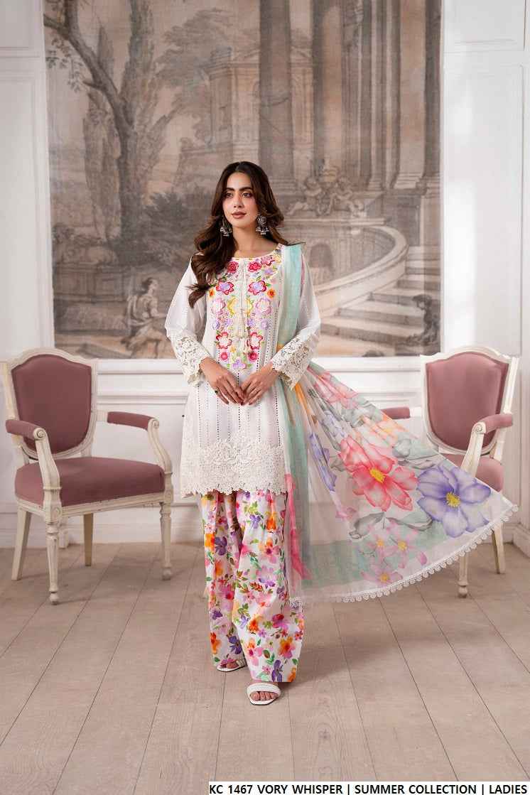 KC 1467 VORY WHISPER | FARSHI SHALWAR