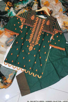SG 1500 BOTTLE GREEN| FARSHI SHALWAR