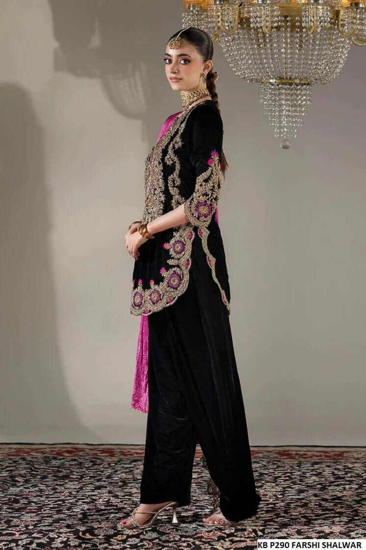 Khuda Baksh Collection Pakistan – Hand-Embroidered Luxury Designer Dress by Amir Boutique