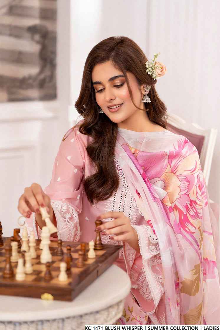 KC 1471 BLUSH WHISPE | FARSHI SHALWAR