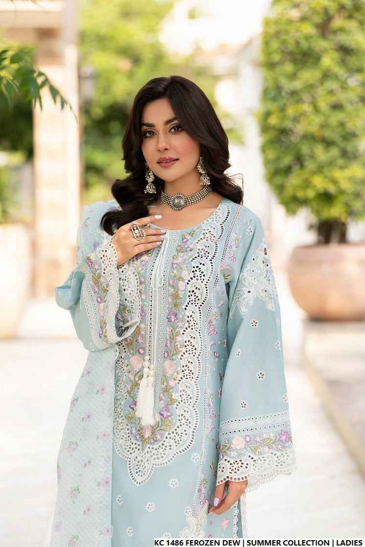 KC 1486 FEROZEN DEW | FARSHI SHALWAR