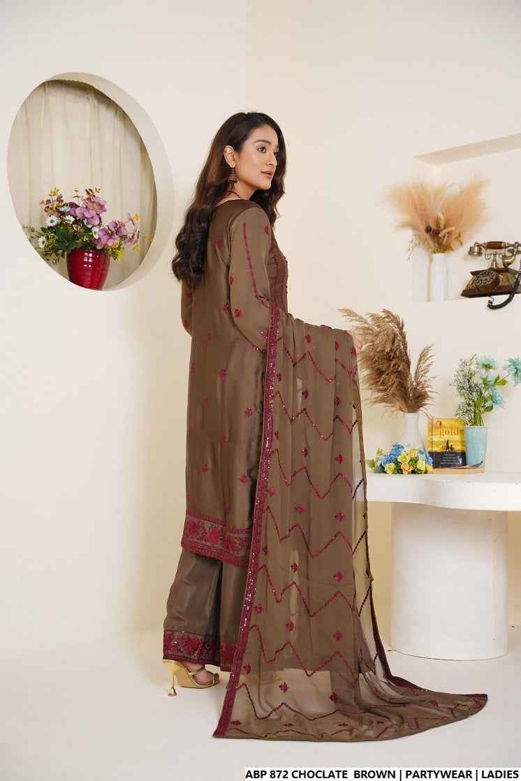 ABP 872 CHOCLATE BROWN | SILK