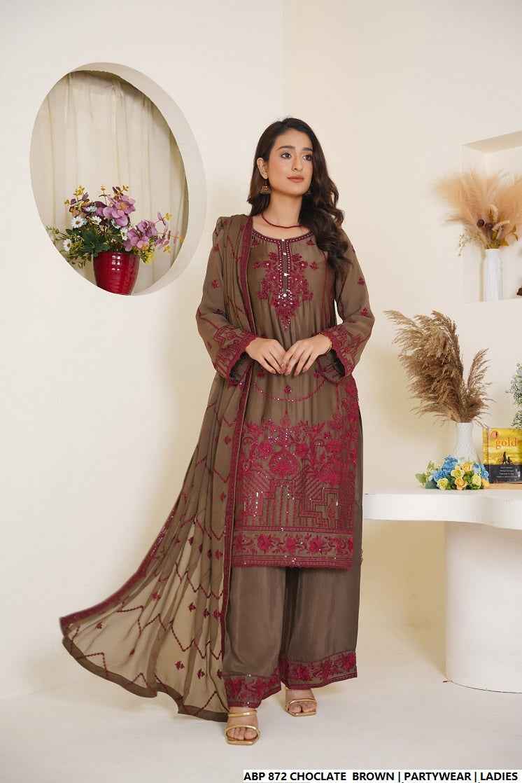 ABP 872 CHOCLATE BROWN | SILK