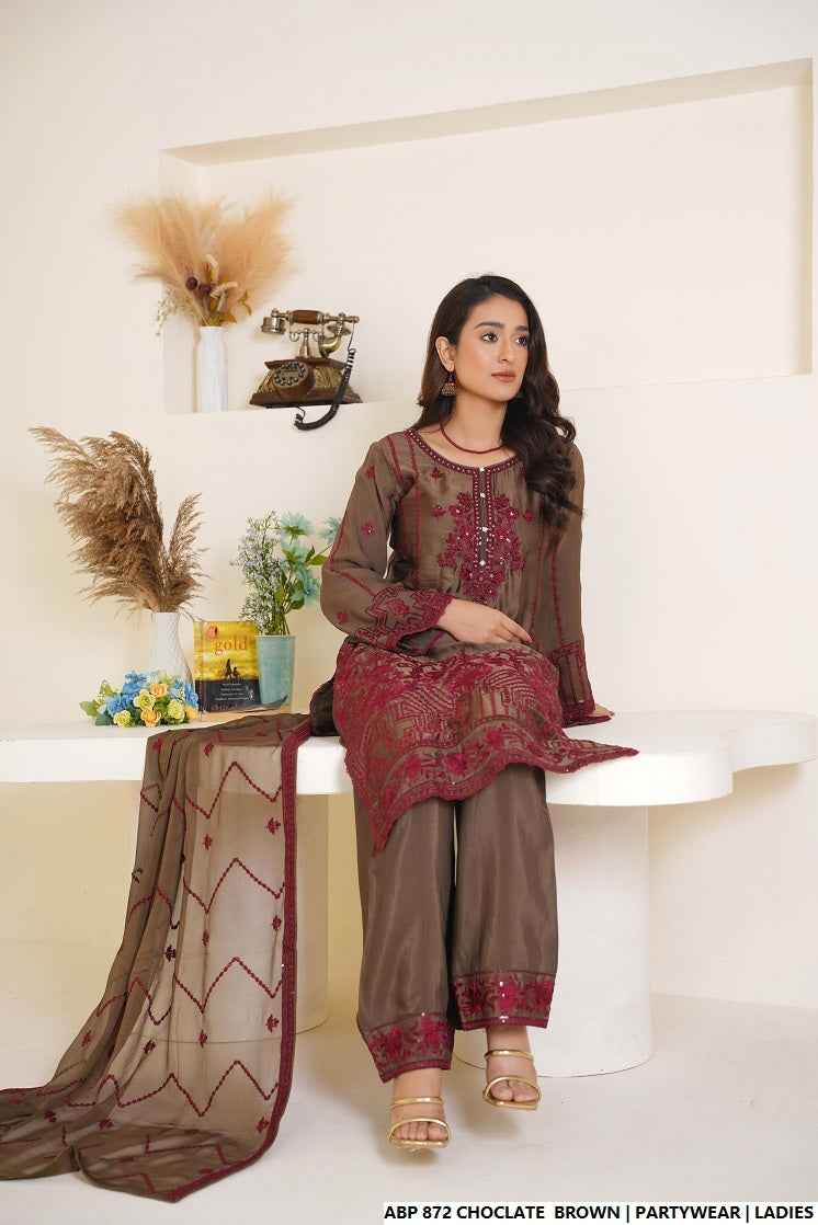 ABP 872 CHOCLATE BROWN | SILK