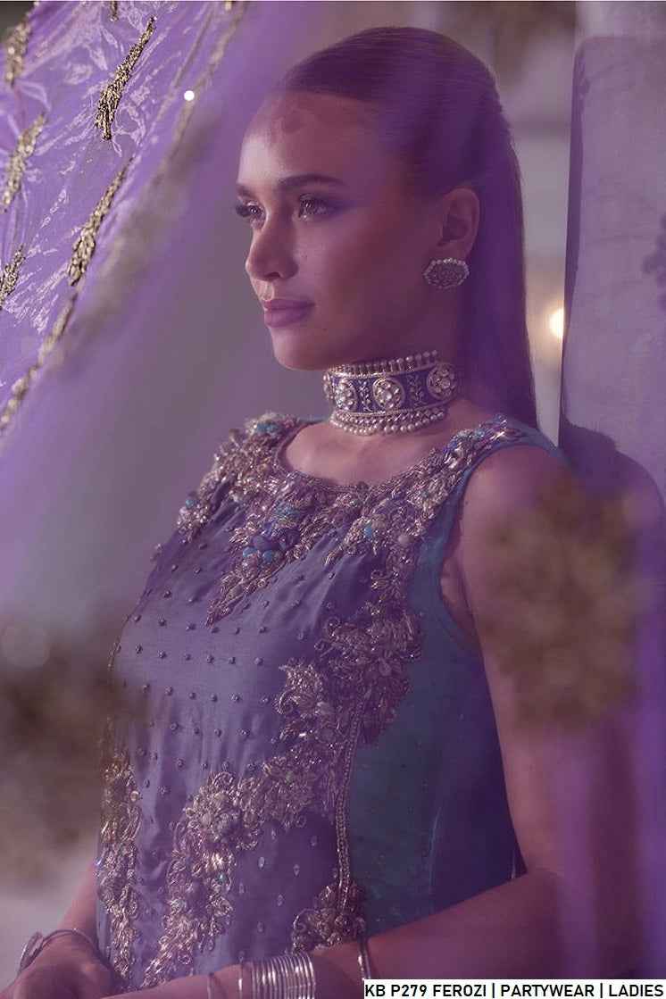 Khuda Baksh Collection Pakistan – Hand-Embroidered Luxury Designer Dress by Amir Boutique