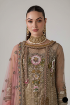 Khuda Baksh Collection Pakistan – Hand-Embroidered Luxury Designer Dress by Amir Boutique