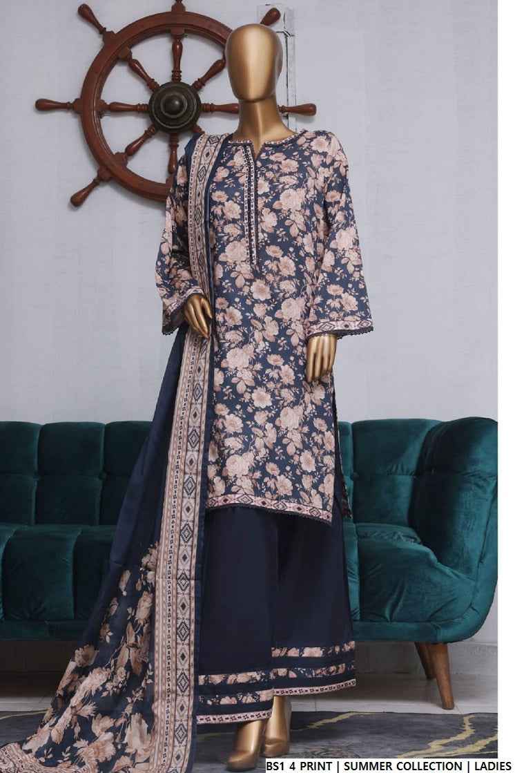 BS1 4 NAVY BLUE | FARSHI SHALWAR