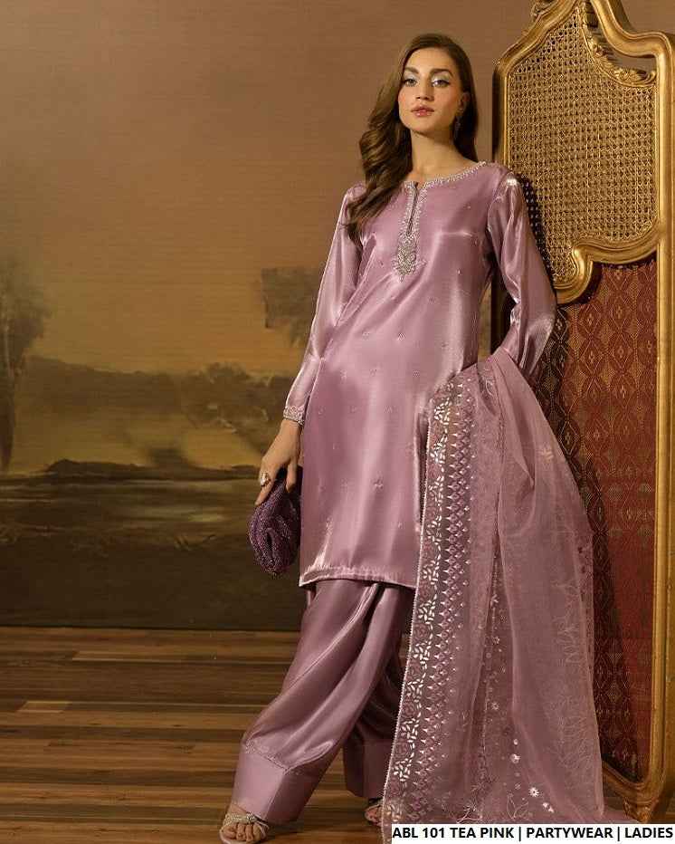 ABL 101 TEA PINK| ARSHI SHALWAR