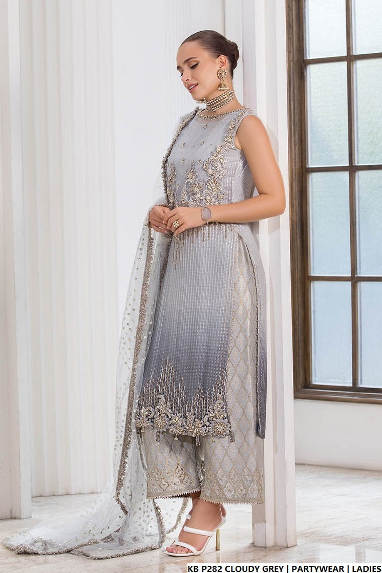 Khuda Baksh Collection Pakistan – Hand-Embroidered Luxury Designer Dress by Amir Boutique