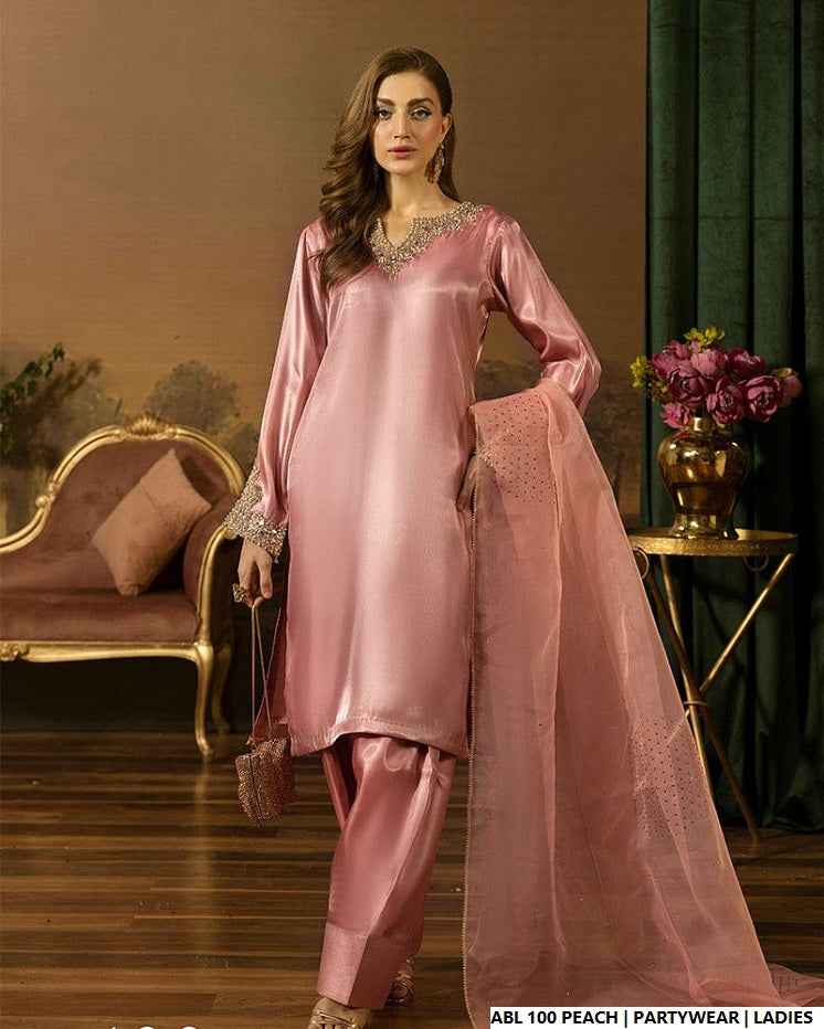 ABL 100 PEACH | FARSHI SHALWAR
